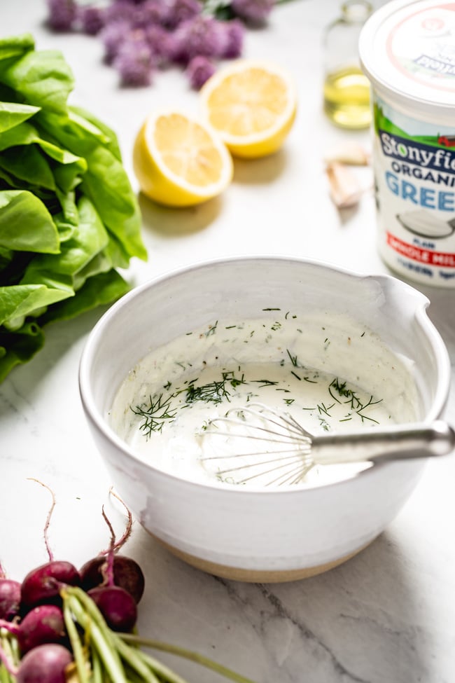 Greek Yogurt Dressing Family Dinner