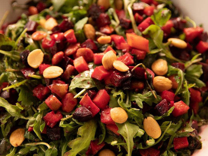 Beet, Butternut, and Pear Salad