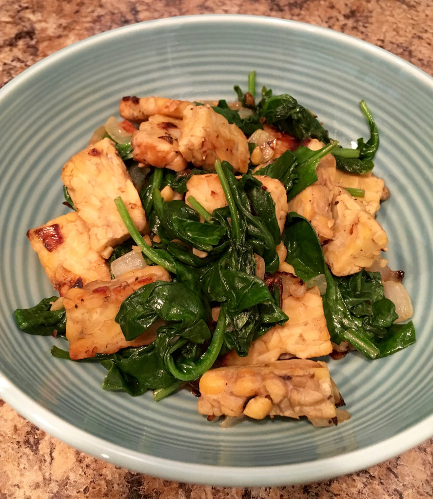 Spinach and Tempeh