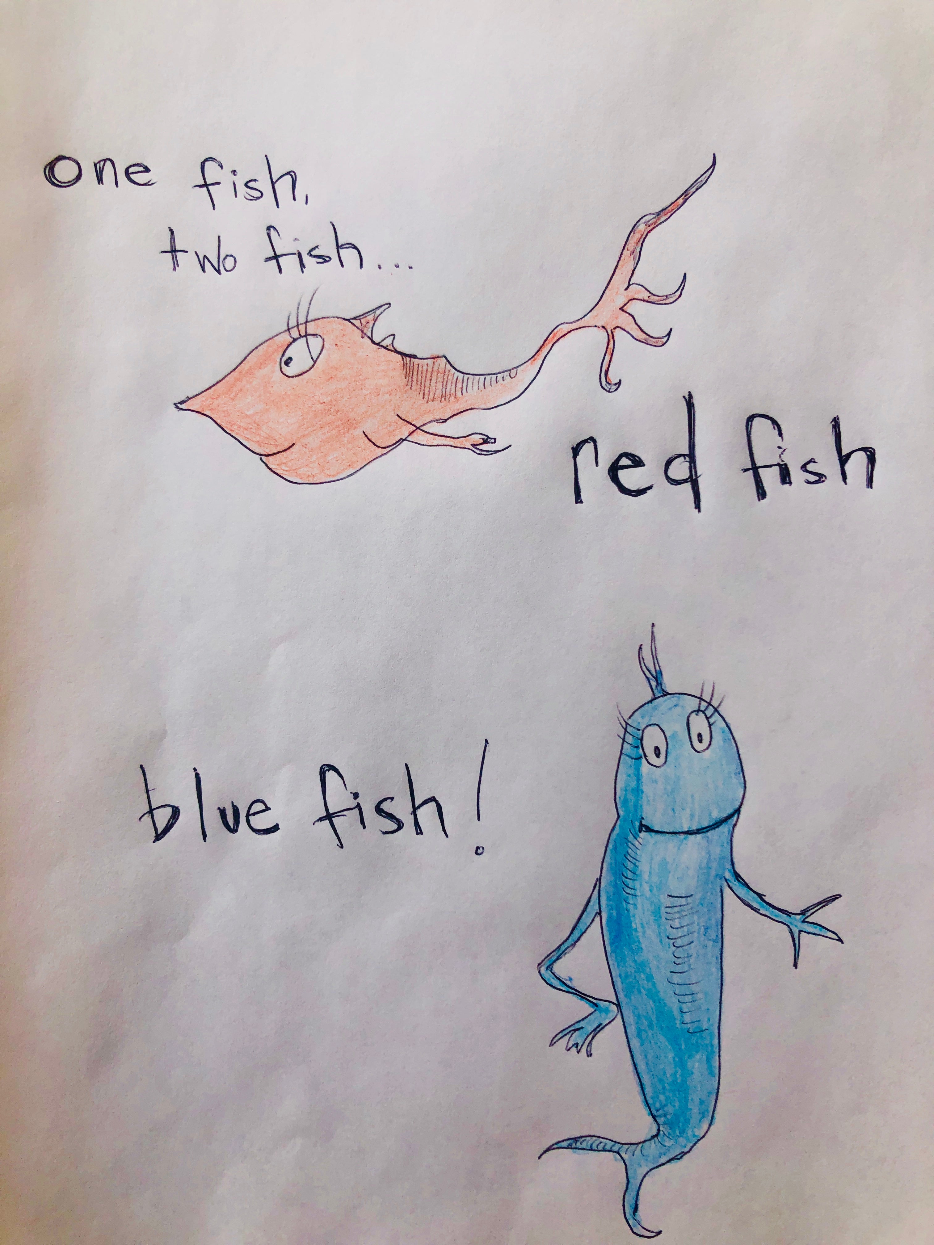 One Fish, Two Fish, Red Fish, Blue Fish. – Family Dinner