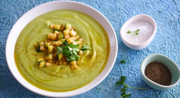 Zucchini Celery Root Soup