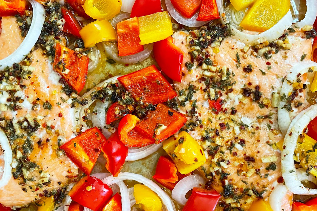 Salmon and Peppers