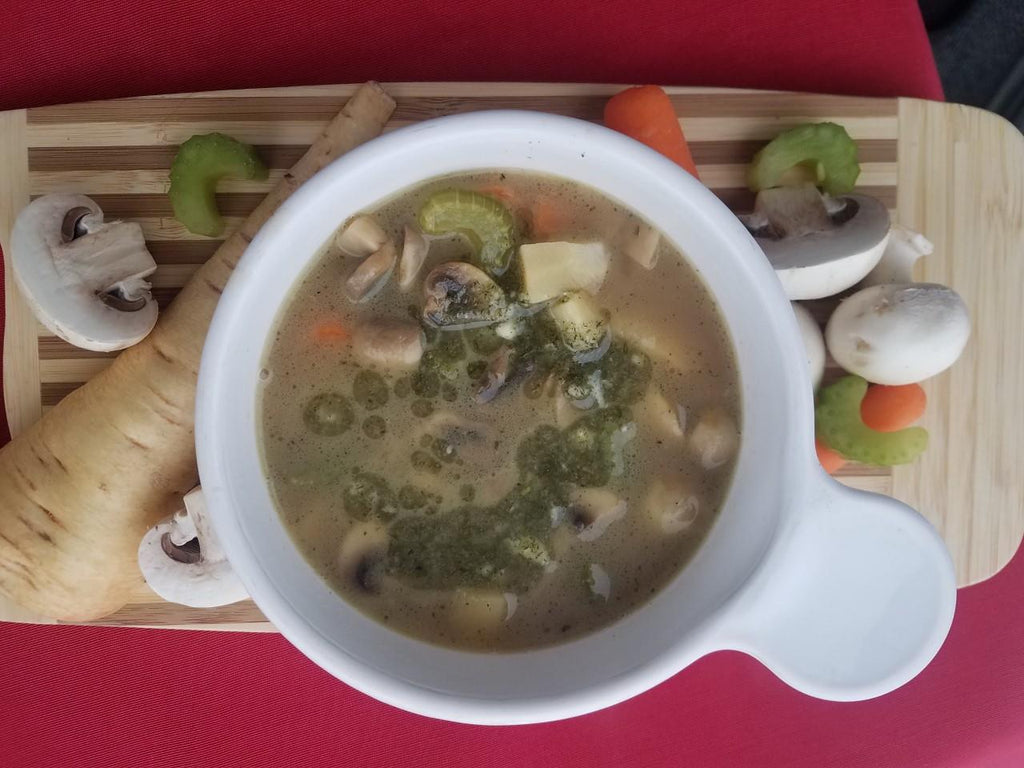 Parsnip and Mushroom Soup