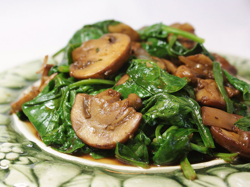 Mushroom and Spinach Italian Style