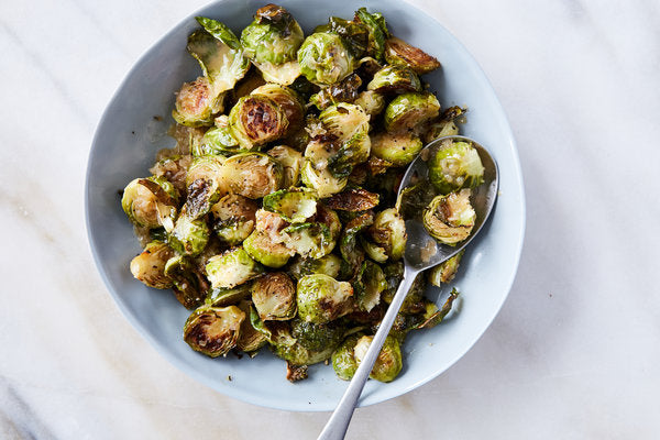 Cider Glazed Brussels Sprouts