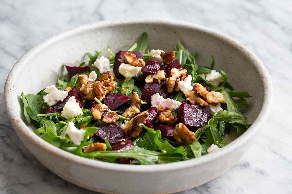 Arugula Salad With Beets and Goat Cheese