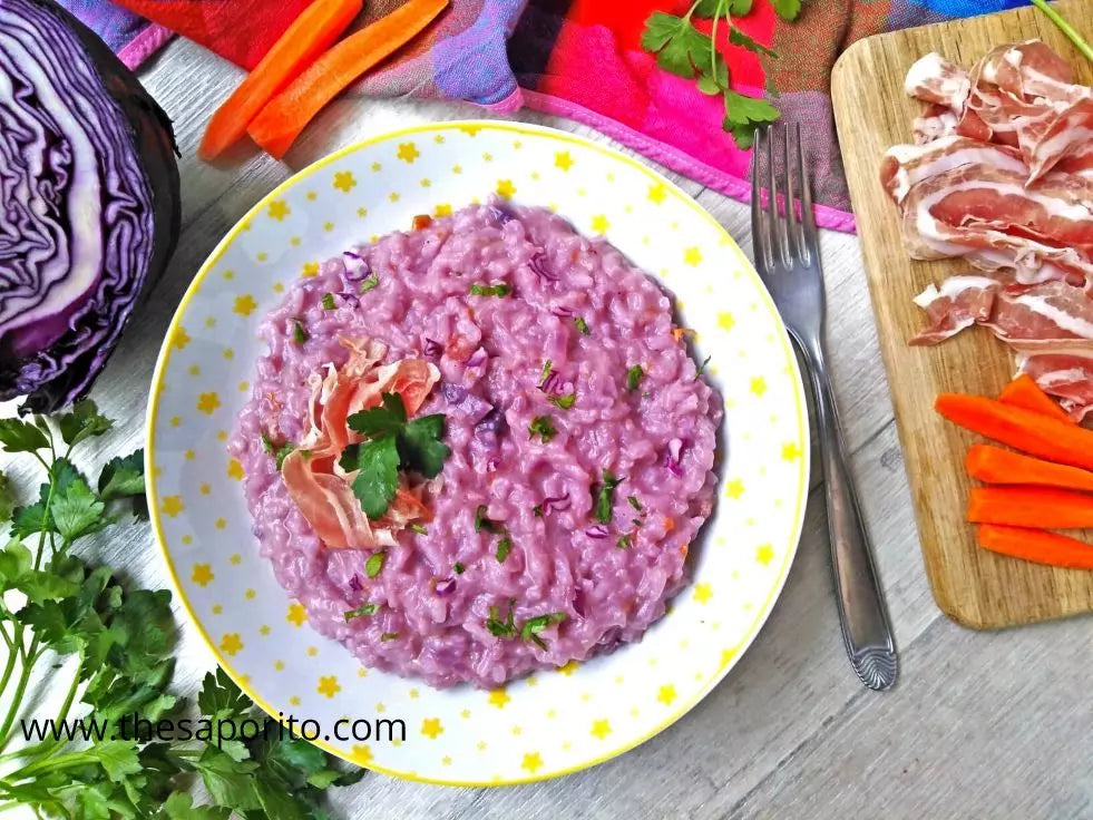 Bacon and Red Cabbage Risotto