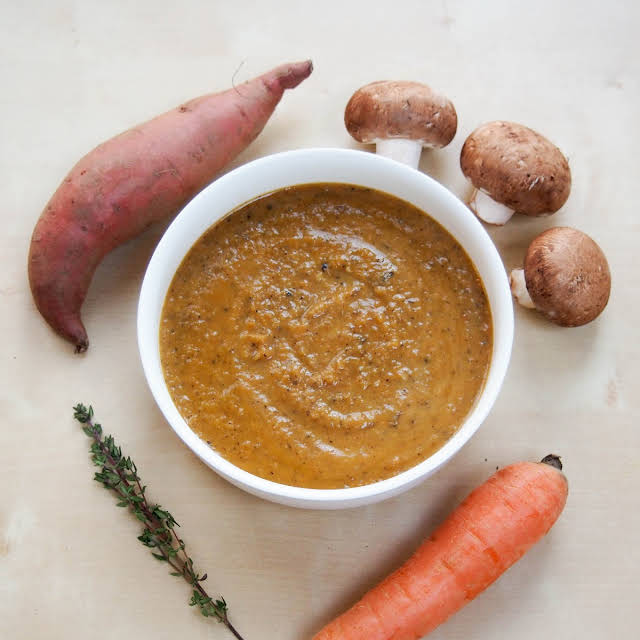 Carrot and Mushroom Soup